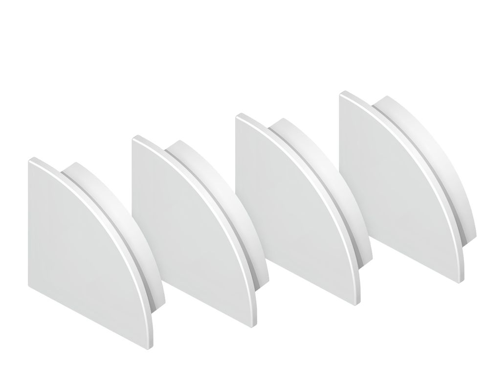 Ambrella Заглушка для углового круглого алюминиевого профиля GP2100 (комплект 4шт) Alum Profile GP8460