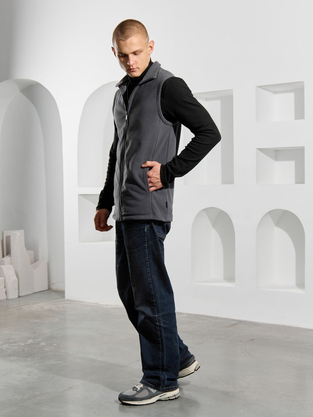 Жилет мужской Алтай-3 Виотекс ГРАФИТОВЫЙ