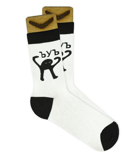 Носки BOOOMERANGS (ЪУЪ №017) Белый