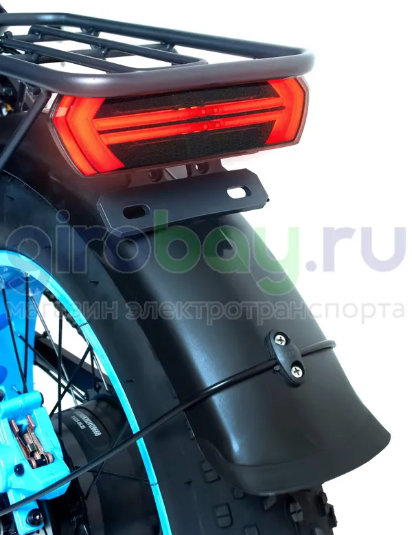 Электровелосипед Minako F11 Pro (48V/20Ah) - Синий обод фото №10