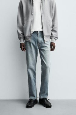 ZARA ДЖИНСЫ SLIM FIT, НЕБЕСНО-ГОЛУБОЙ