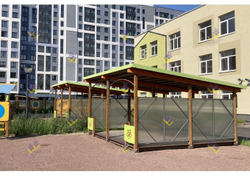 Теневой навес 20 кв. метров