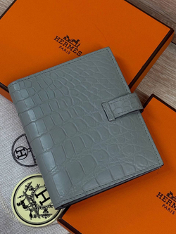 Кошелек Hermes из кожи крокодила