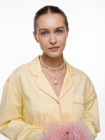 Сет "Summer Gentle" Yellow с жемчужиной