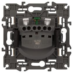 14-2102-02 ЭРА Розетка 2P+E Schuko со шторками, 16A-250В, IP20, Эра Elegance, сл.кость | Elegance Слоновая кость