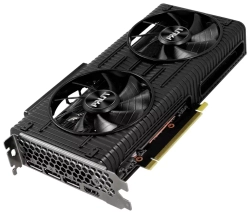 Видеокарта Palit PCI-E PA-RTX3060Ti DUAL 8G NVIDIA GeForce RTX 3060Ti 8192Mb 256 GDDR6 1410/14000/HDMIx1/DPx3/HDCP V1 LHR (NE6306T019P2-190AD) Ret