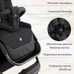 Коляска 3 в 1 Sweet Baby Ricci Air + автокресло Premier Grey Black (Air)