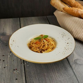 Тарелка глубокая для пасты d=25см, h=4.5см, фарфор,серия "Элеганс" "The Sun"