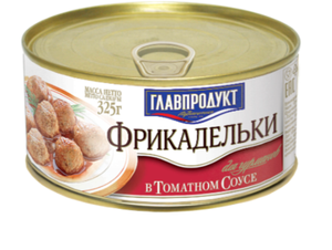 ФРИКАДЕЛЬКИ ГЛАВПРОДУКТ Т/С 325ГР