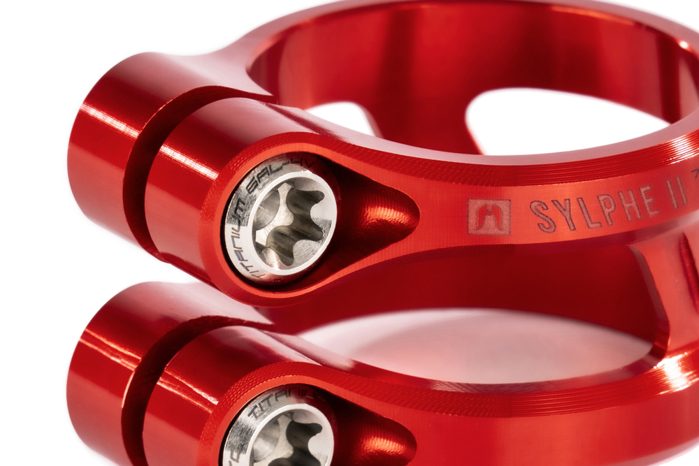 Зажим Ethic Sylphe Clamp Double V2 34.9 red