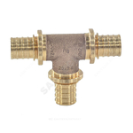 Тройник для PE-X труб аксиальный бронза Дн 32х32х32 RAUTITAN PLATINUM RX Rehau 14564531001