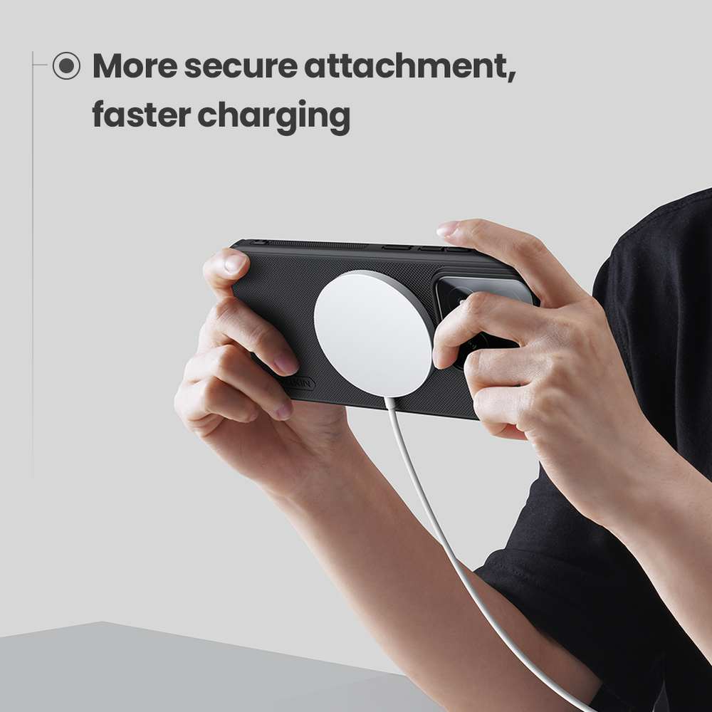 Чехол от Nillkin c поддержкой MagSafe для Xiaomi 15, серия Super Frosted Shield Pro Magnetic Case