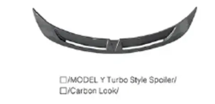 Карбоновый обвес для Tesla Model Y Рестайлинг 2025+ тесла Губа Накладки на бампер Боковые юбки Диффузор