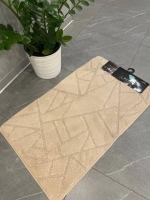 Коврик для ванной комнаты My Crystal Геометрия 60*100 цвет Мозаика бежевый