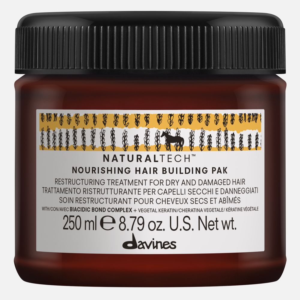 DAVINES Питательная восстанавливающая маска - Nourishing Hair Building Pak, 250 мл