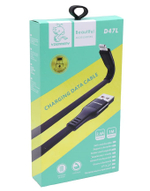 Кабель USB - Lightning DENMEN D47L 2.4A (черный) 1м