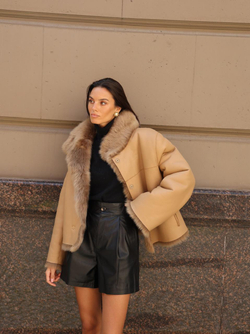 Двусторонняя куртка-дубленка Marilyn