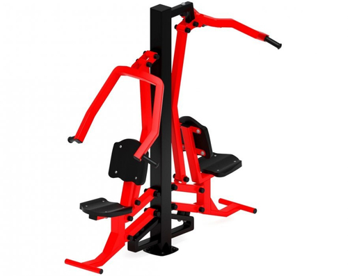 Тренажер уличный Тяга верхняя+Жим от груди СТ 027