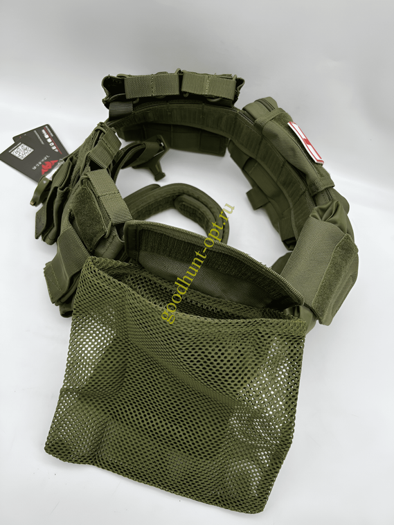 Тактический разгрузочный пояс с подсумками Yakeda Олива