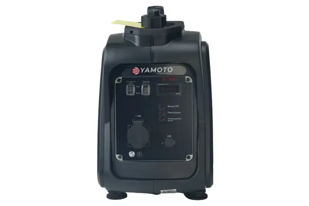 Бензиновый инверторный генератор YAMOTO IS 2200 (2.2 кВт, 220В, 18,5кг.)