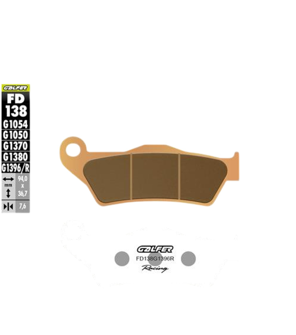 Тормозные колодки передние Galfer Racing KTM EXC/EXC-F HVA TE/FE/TC/FC Gas Gas EC 250/350