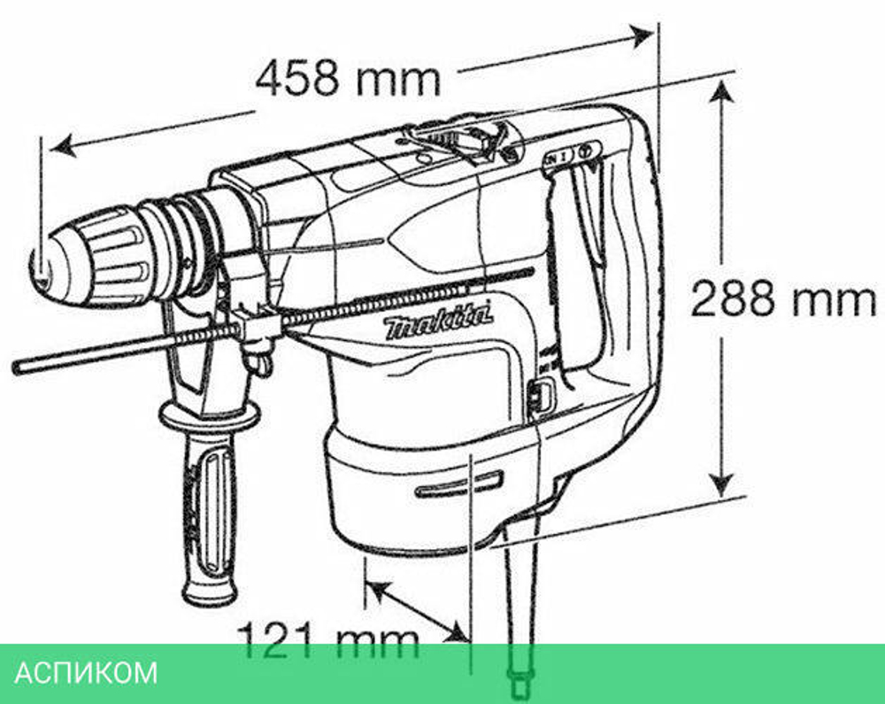 Перфоратор Makita HR4501C кейс