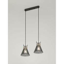 Светильник подвесной (подвес) Rivoli   9187-302 2хЕ27 60 Вт модерн