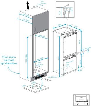 Встраиваемый холодильник Beko BCN 130001