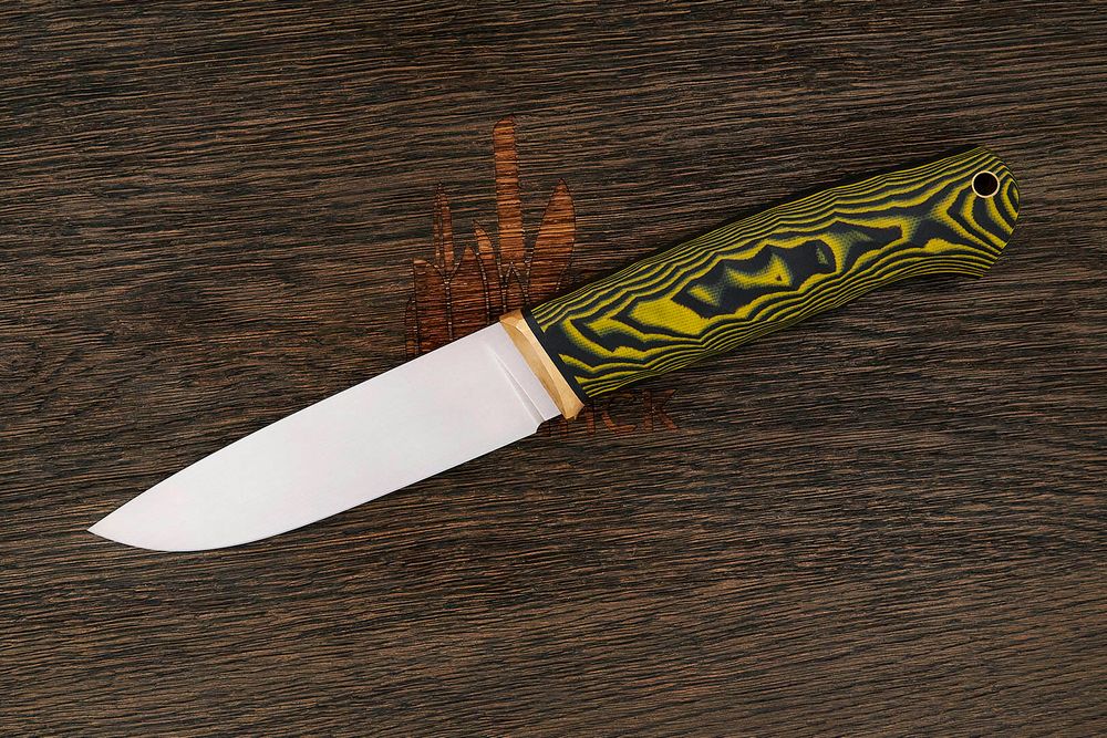 Нож туристический UralEDC Уралец-2024 (№7 из 30), клинок 118мм, сталь AR-RPM9