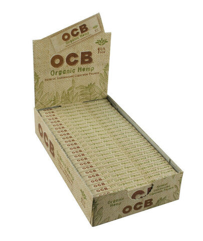 Бумага для сигарет блок "OCB" Organic 1 1/4 78мм 50л*25шт
