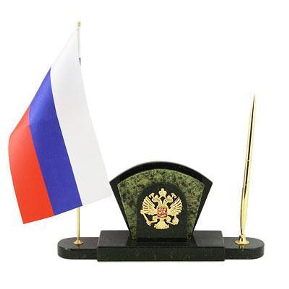 Визитница с гербом и флагом России R113230