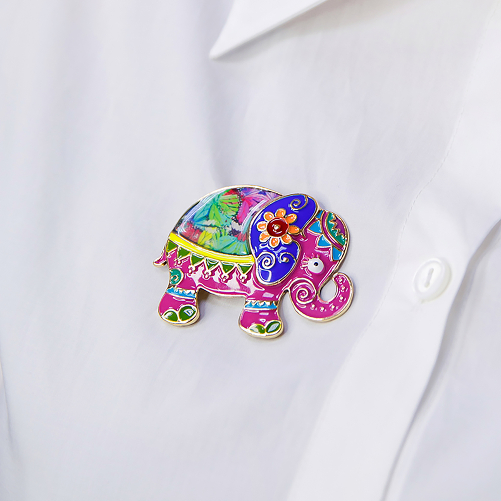 Брошь Shadore Слон XZ2293.27 M/G