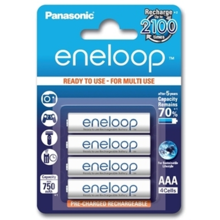 Аккумулятор Panasonic Eneloop BK-4MCCE/4BE 750 mAh 4шт AAA