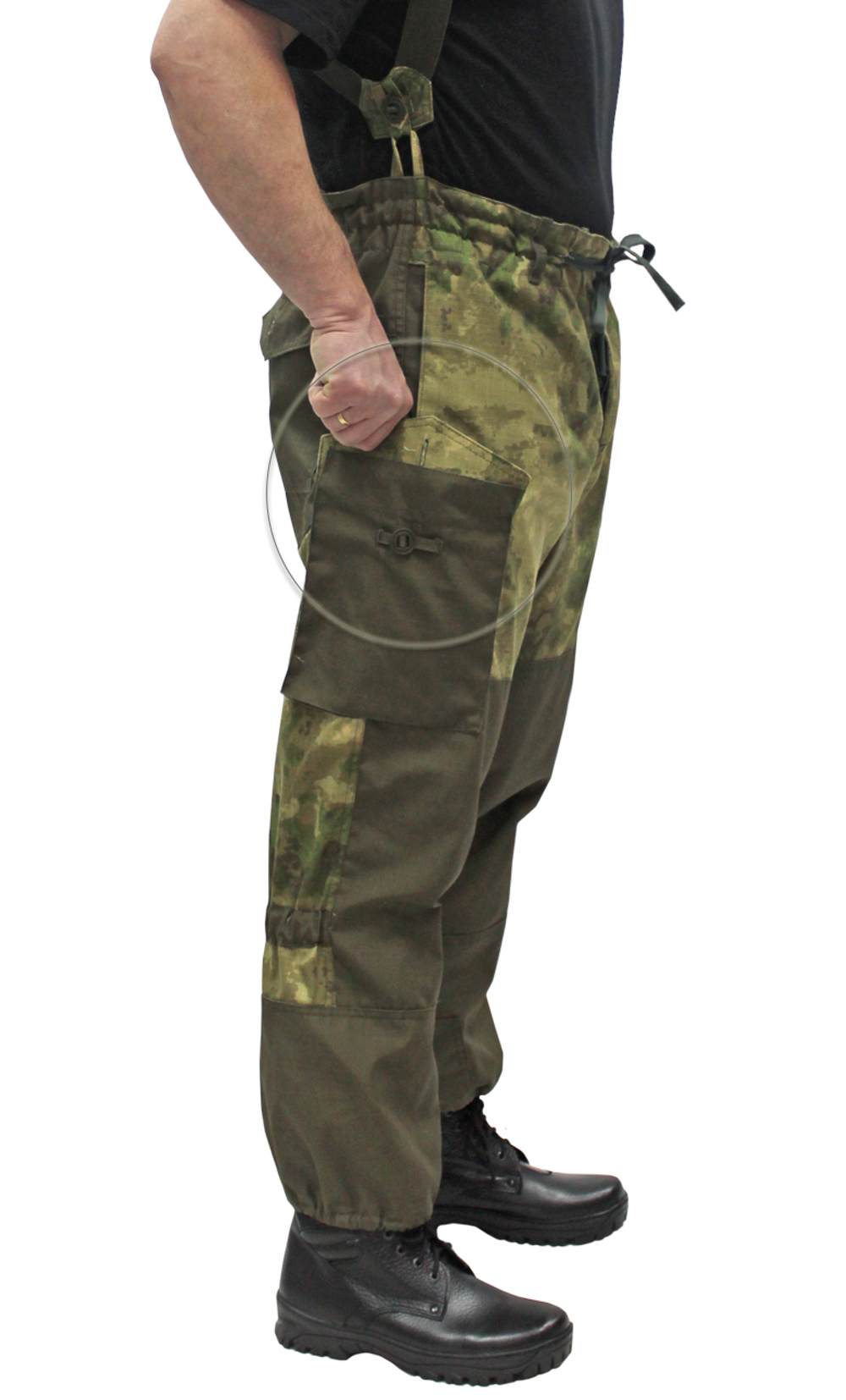 Костюм Горка NEW Рип-стоп цв. Атак зеленый с накладками