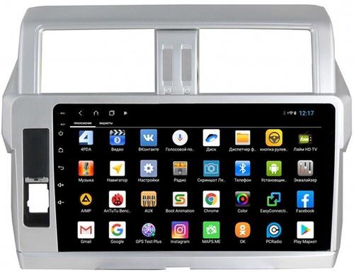 Магнитола для Toyota Land Cruiser Prado 150 2014-2017 - Parafar PF347XHD на Android 13, CarPlay, 4G SIM-слот