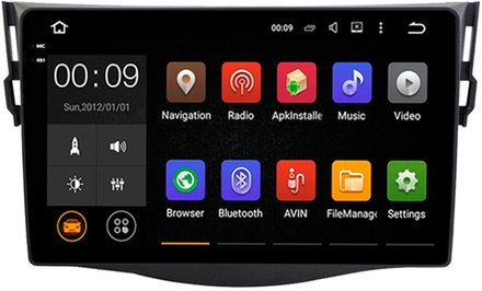 Магнитола для Toyota RAV4 30 2005-2012, Vanguard - AIROC 2K RX-1140 Android 13, QLed+2K,  ТОП процессор, 8/128, CarPlay, SIM-слот