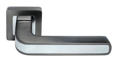 Ручка MORELLI MH-46 GR/CP-S55 графит/хром СКРУГЛ квадрат