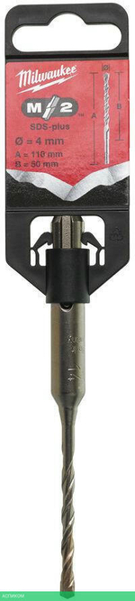 Бур Milwaukee SDS+ M2 4x110 (4932339498)