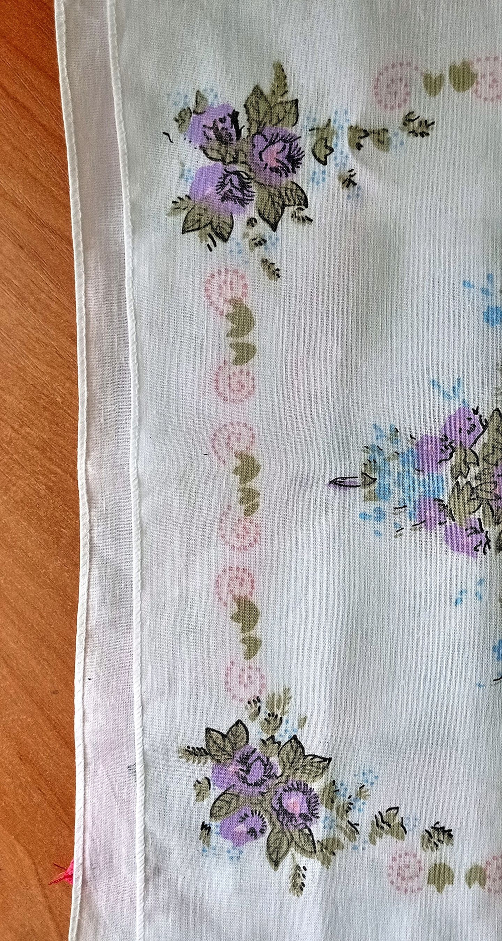 Носовой платок, размер 26-30 x 26-30 см, 1 шт., разные цвета