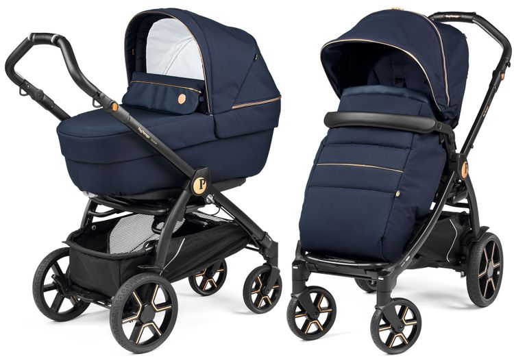 Коляска 2 в 1 Peg Perego Book Combo Blue Shine