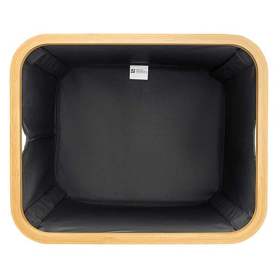 Корзина для белья Neat Mid, 40x33x43 см, черная