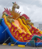 Коммерческий надувной батут "Змей Горыныч 2" 13*6*10