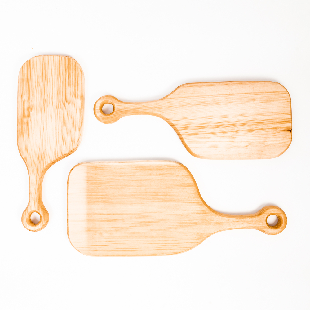 Деревянные разделочные доски 3 шт. из сибирского кедра RDN16