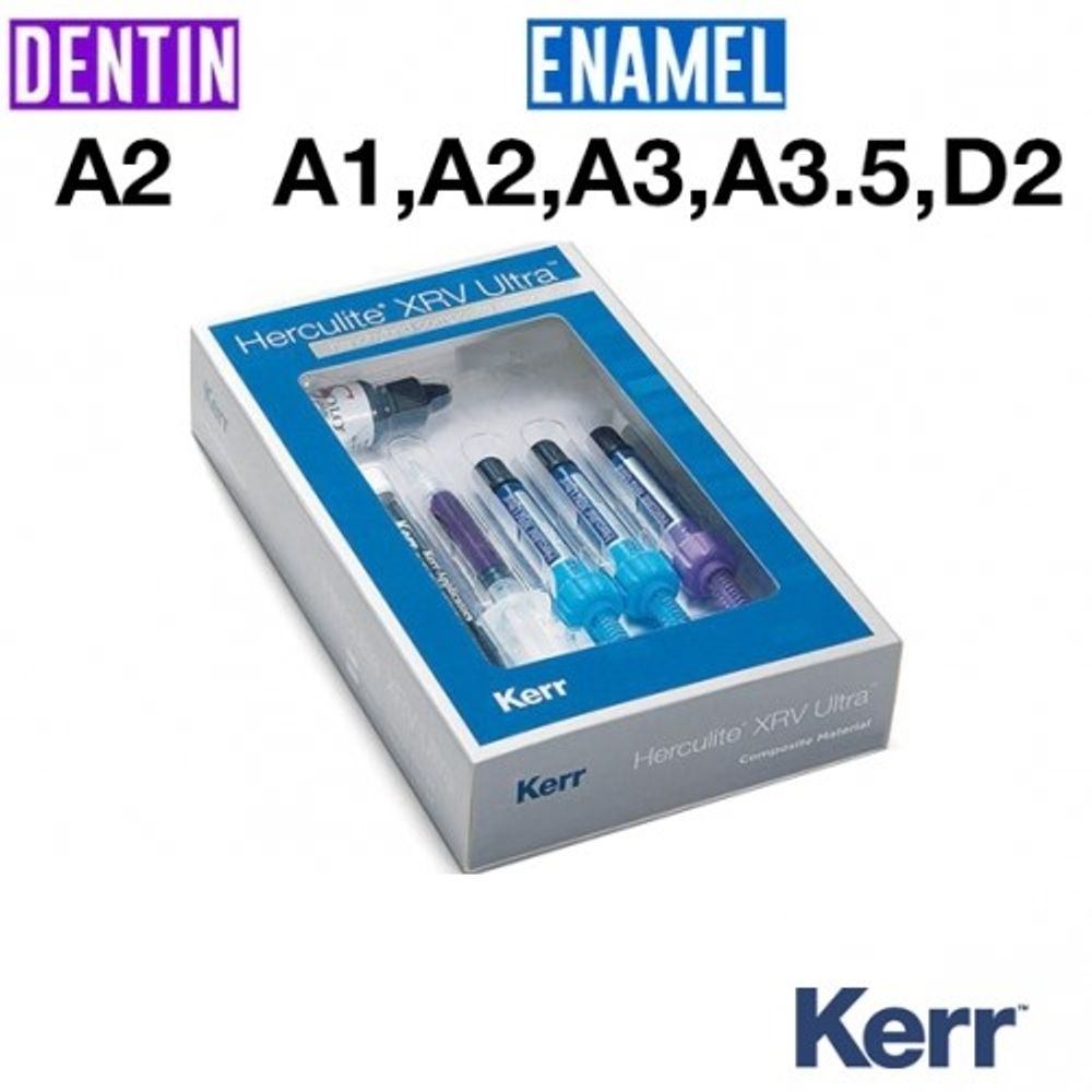 Herculite XRV Набор Ultra Intro Kit (6шпр.,1-Флоу, бонд, диски, протрaвка, аппликaторы)