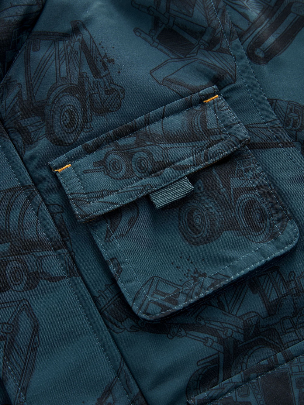 Куртка утепленная с капюшоном для мальчика Next Q53-235, Синий