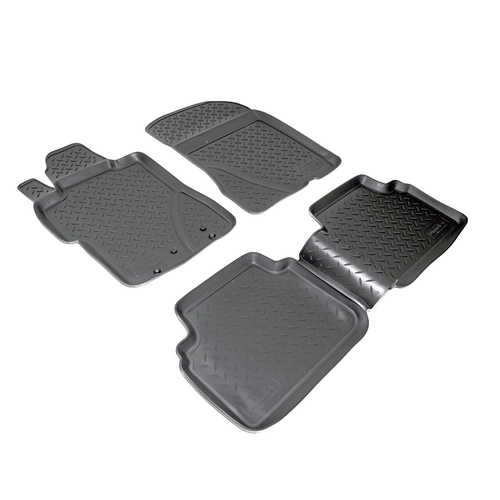 Ковры в салон Norplast/Unidec для Honda Civic VIII в кузове EU FD1 (2006-2012), Черный, арт.NPL-Po-30-08