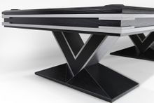 VICTORY СБ 9 массив ясеня/ мдф шпон (Пул, black_white wood, Слан_3_40, Манчестер 70 yellow green, Кожаная сетка, Накл. эл-в бриллиант)