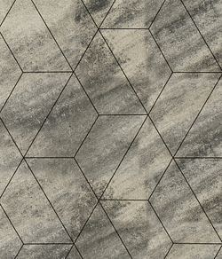 Тротуарная плитка ВЫБОР, форма Трапеция, h=60мм