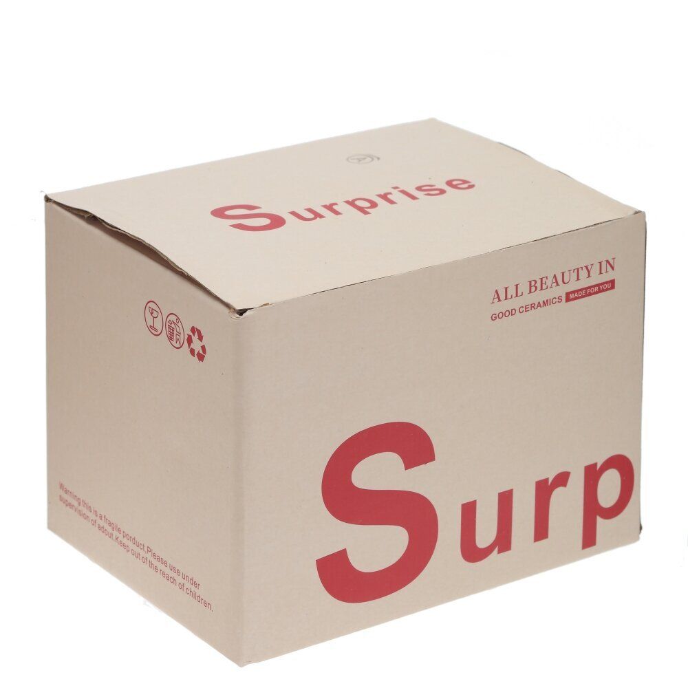 GAEM Кружка с крышкой, 400 мл, L14 W9,5 H10,5 см, 2в.