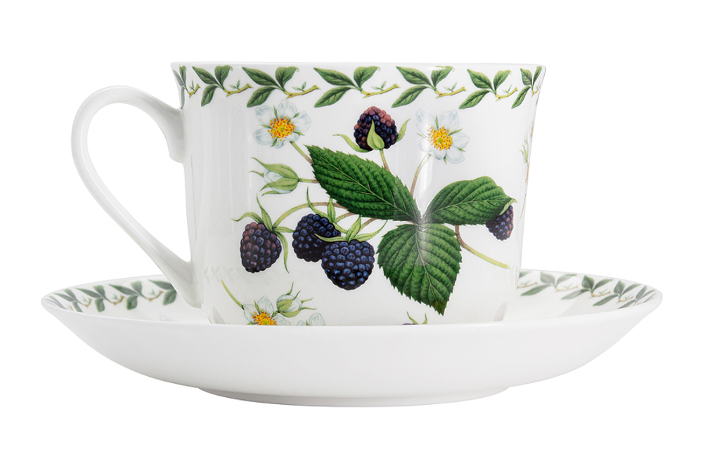 Чашка с блюдцем Ежевика в подарочной упаковке Maxwell & Williams
